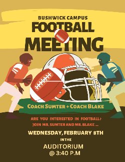 Football Meeting Flyer